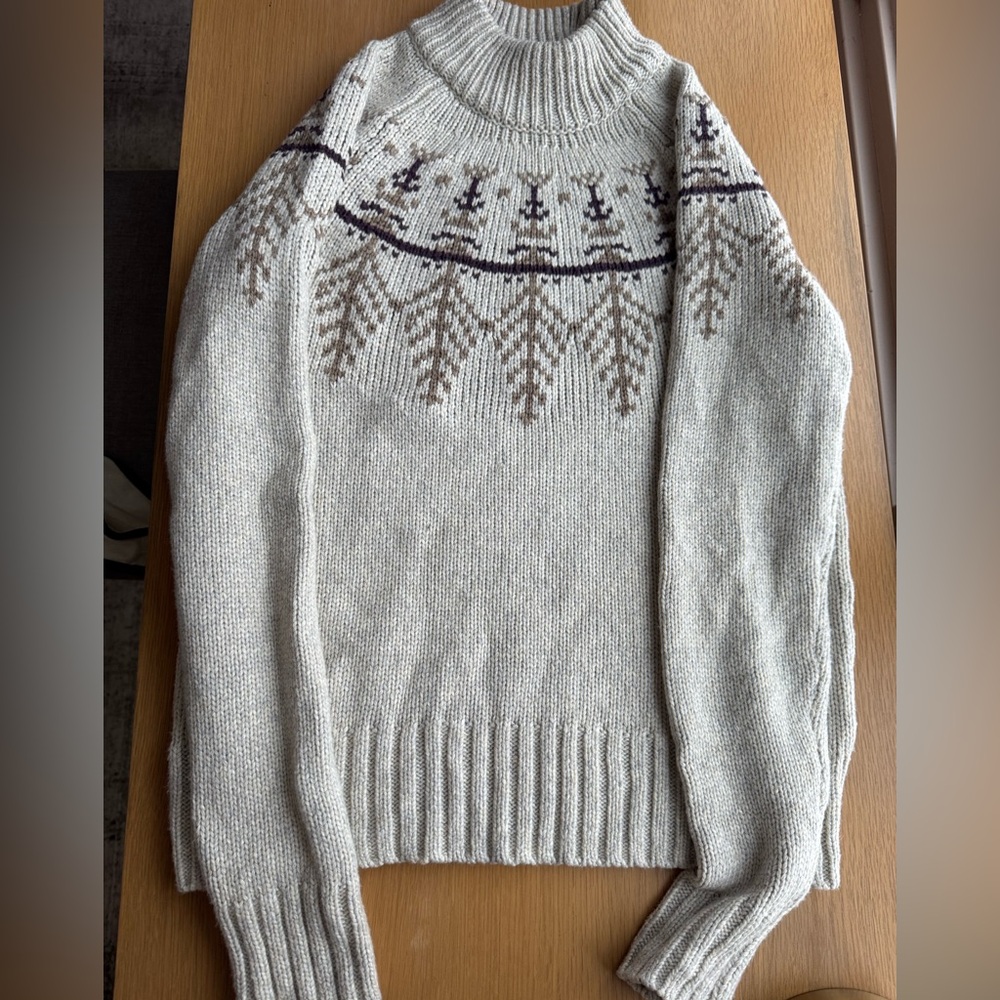 tentree Women's Highline Wool Intarsia Sweater XS - Picture 2 of 4